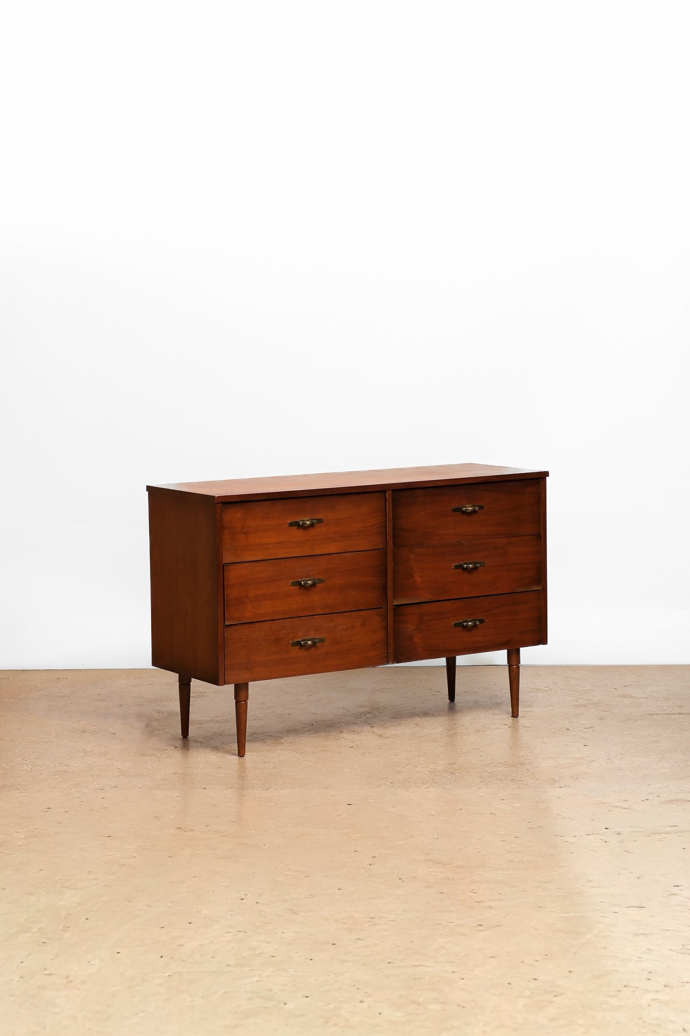MCM Dark Walnut Dresser