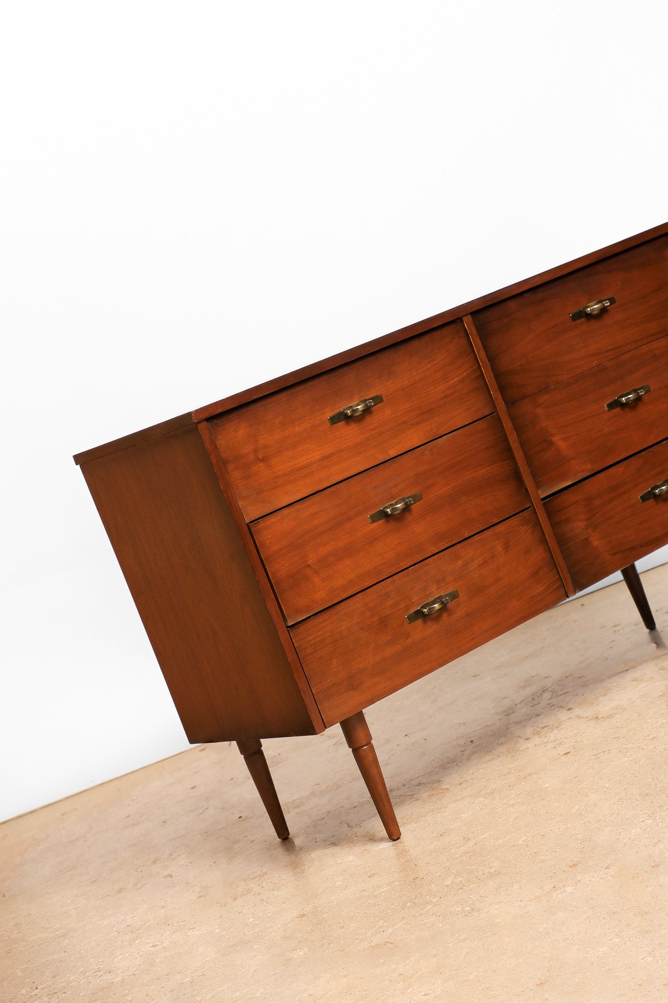 MCM Dark Walnut Dresser