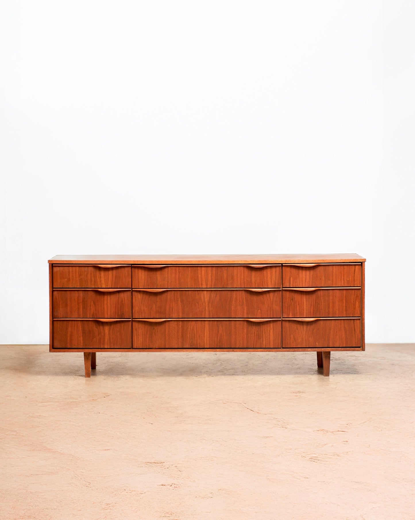 MCM Walnut Dresser By Deilcraft