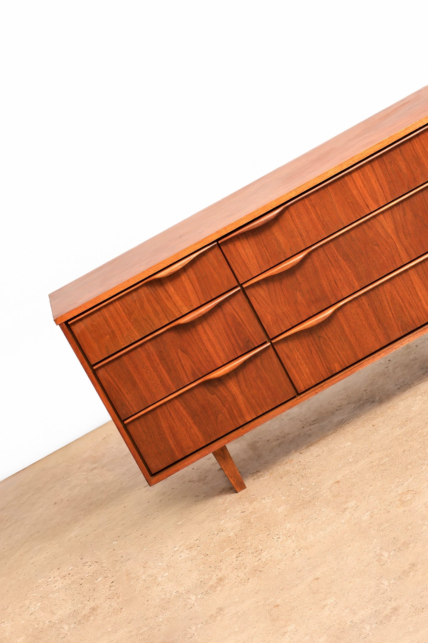 MCM Walnut Dresser By Deilcraft