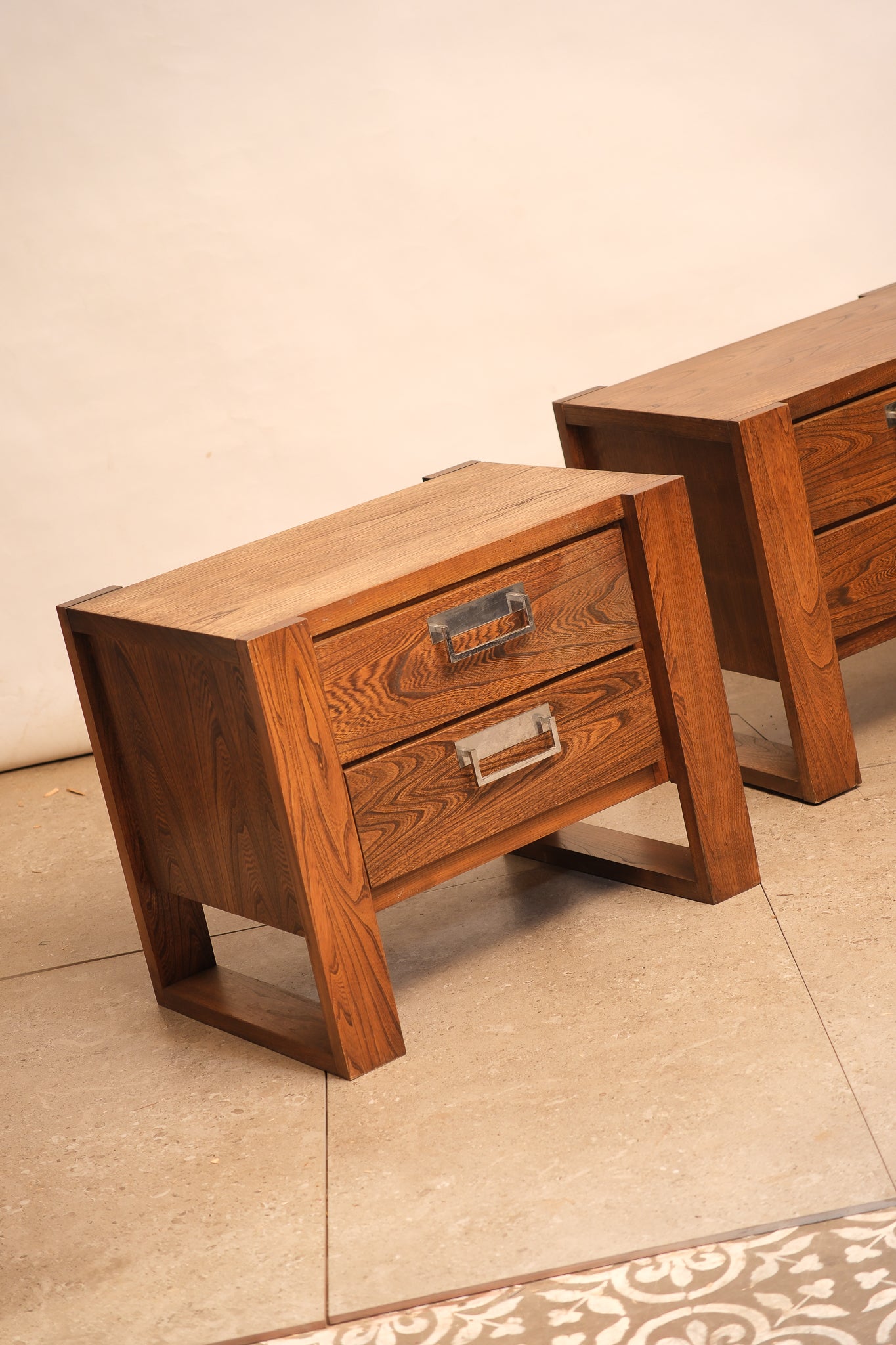 MCM Dark Walnut Nightstands By Princeville