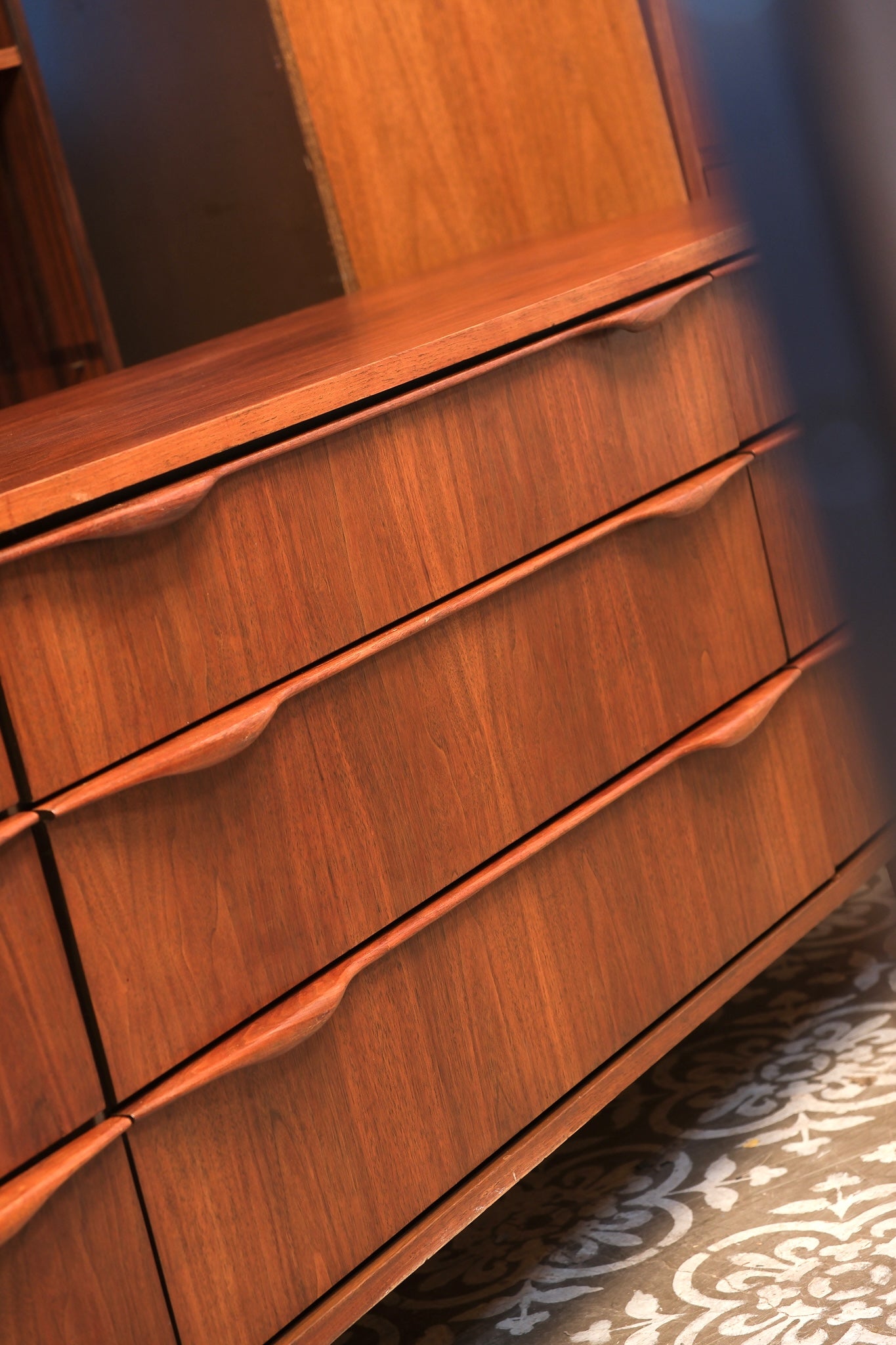 MCM Walnut Dresser By Deilcraft