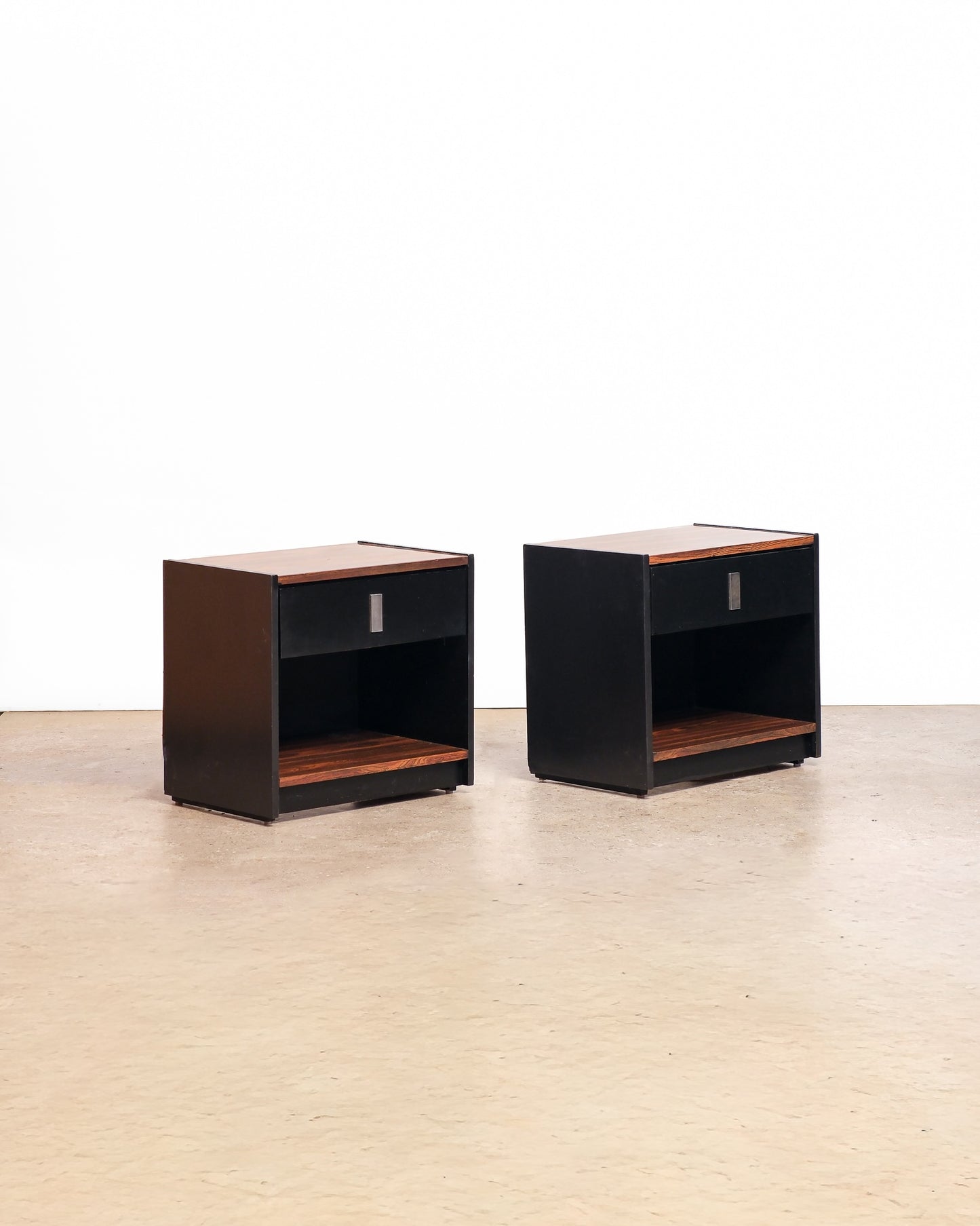 MCM Rosewood Nightstand Set By Treco