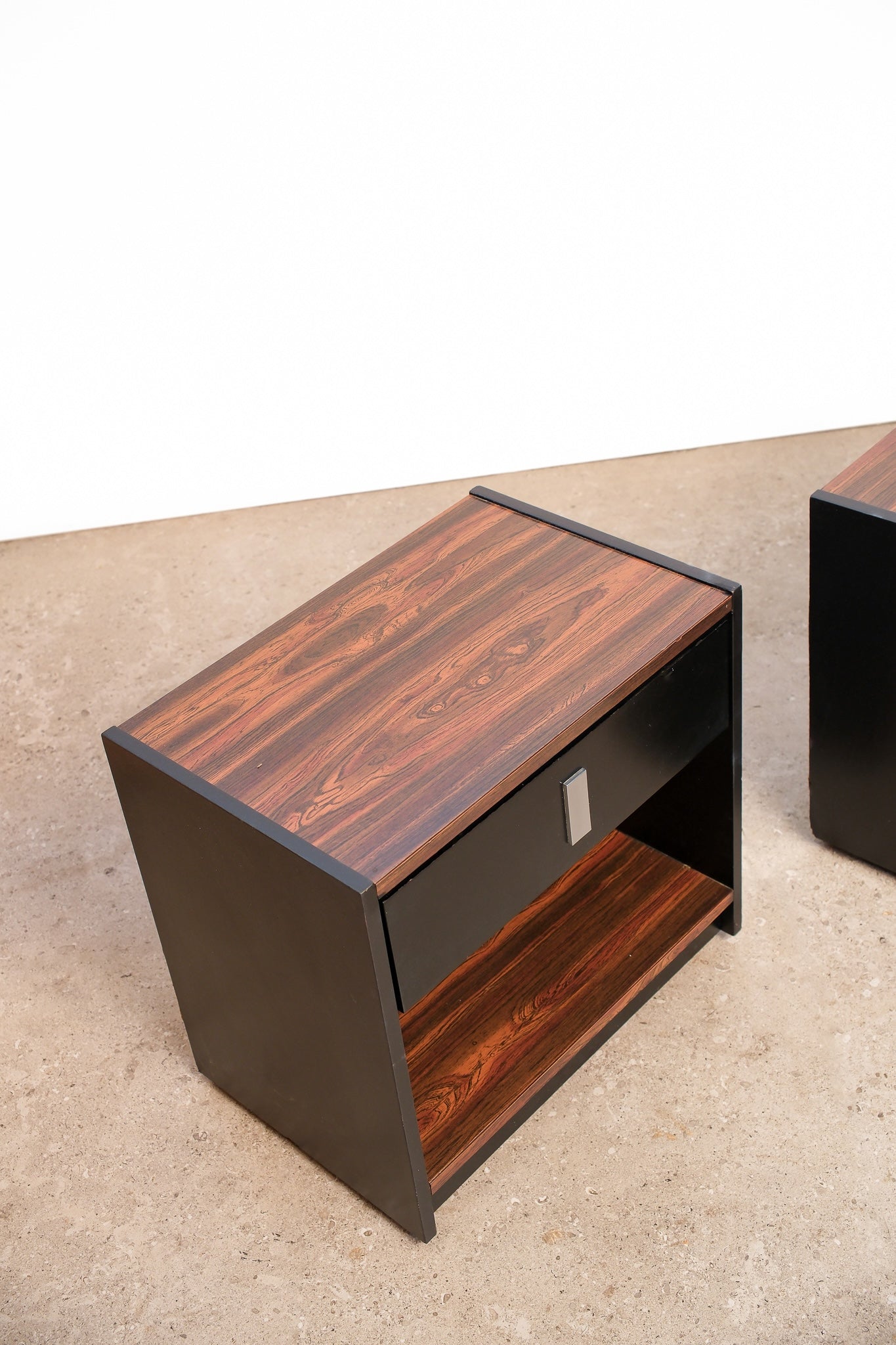 MCM Rosewood Nightstand Set By Treco