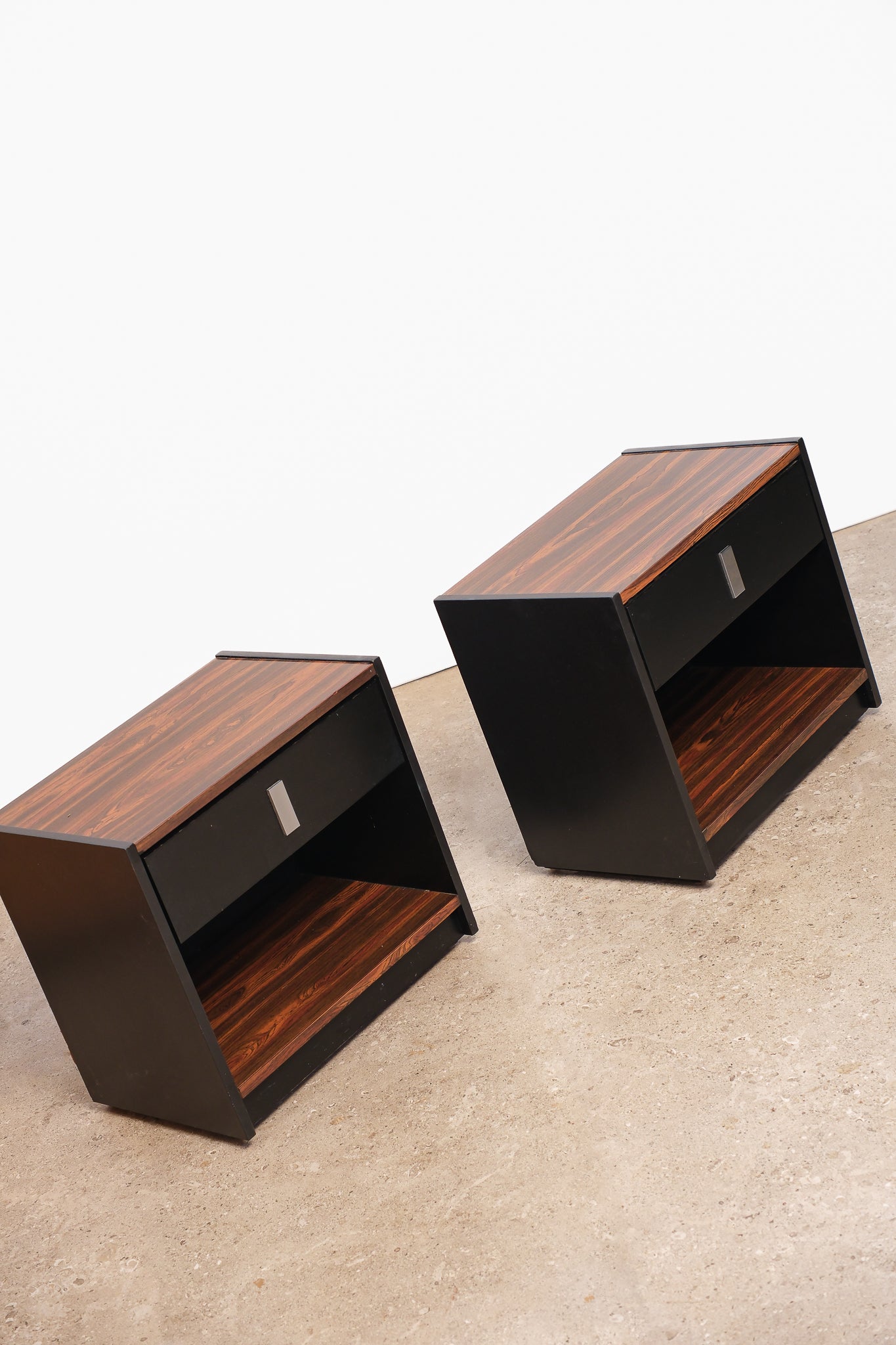 MCM Rosewood Nightstand Set By Treco