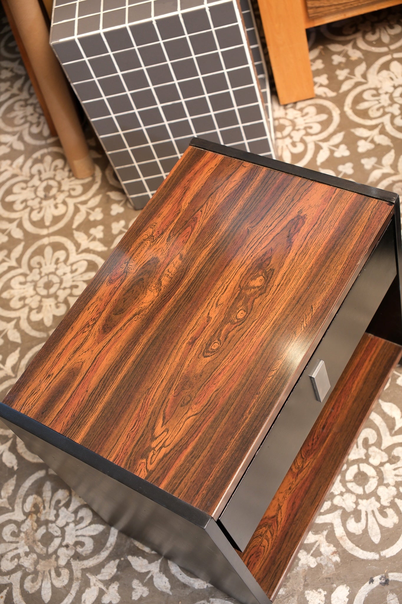 MCM Rosewood Nightstand Set By Treco