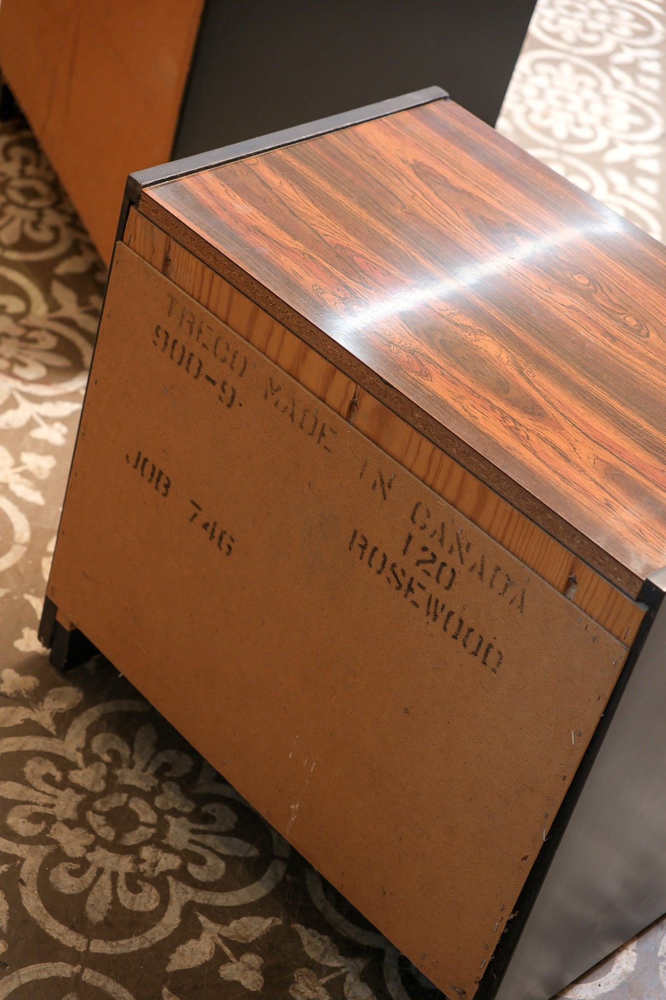 MCM Rosewood Nightstand Set By Treco
