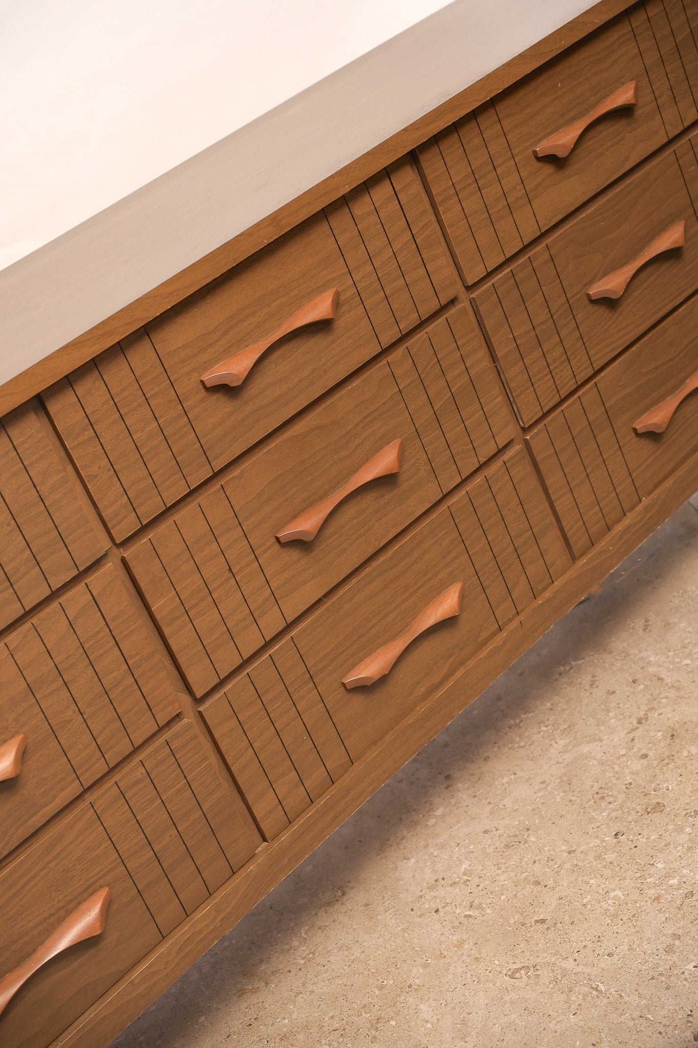 MCM Walnut Wide Dresser