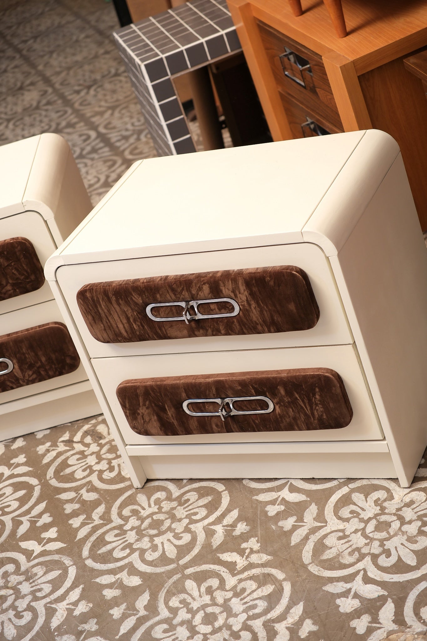 MCM Modern Nightstand Set