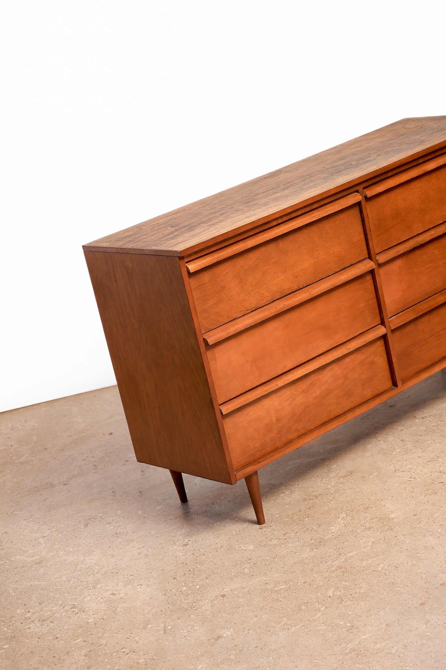 MCM Walnut Refurbished Dresser