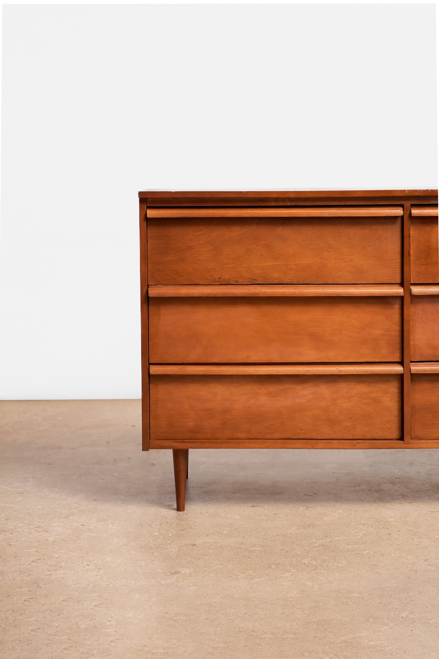 MCM Walnut Refurbished Dresser