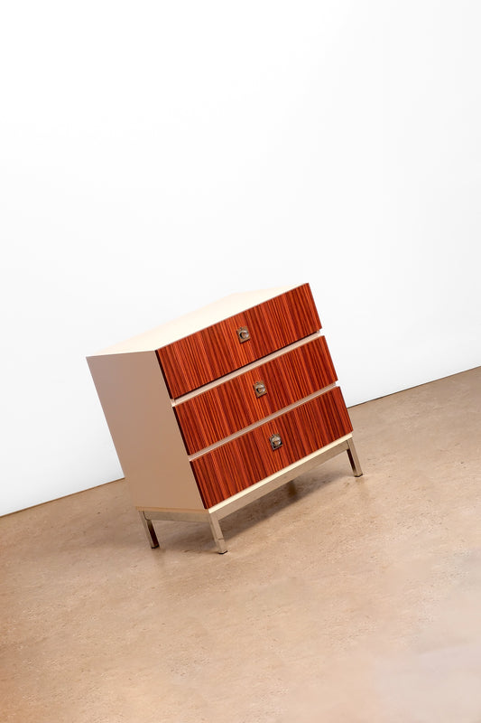 MCM Style Zebrawood Cabinet