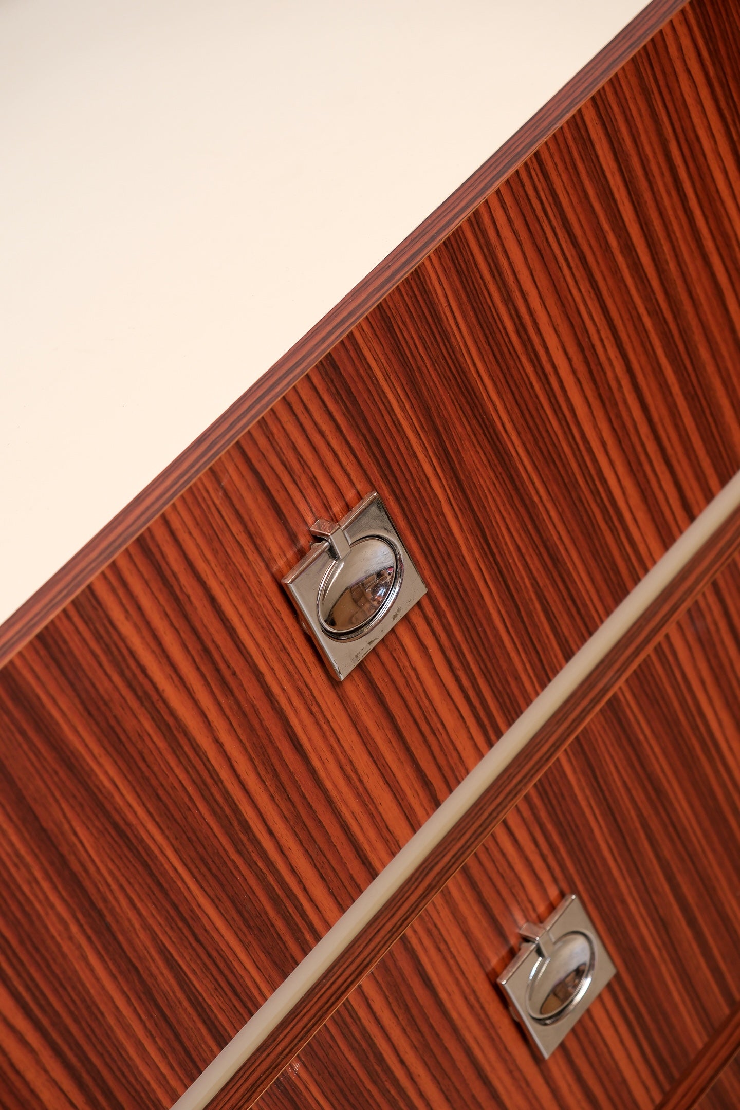 MCM Style Zebrawood Cabinet