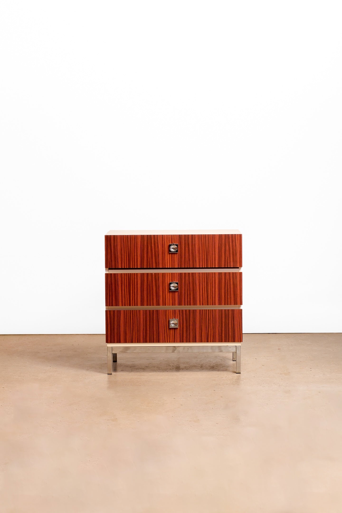 MCM Style Zebrawood Cabinet
