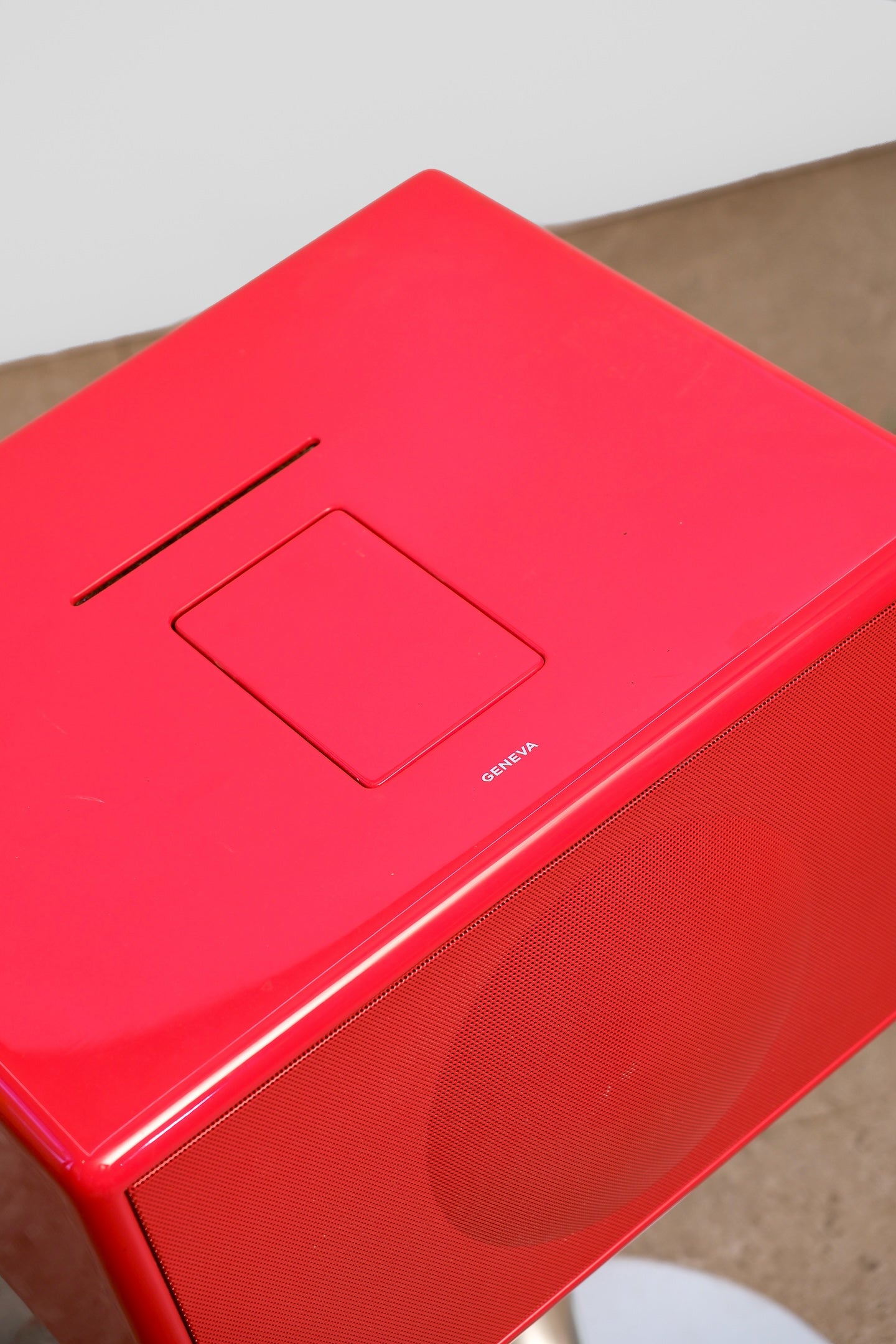 Retro Red Hi-Fi Speaker By Geneva Sound System