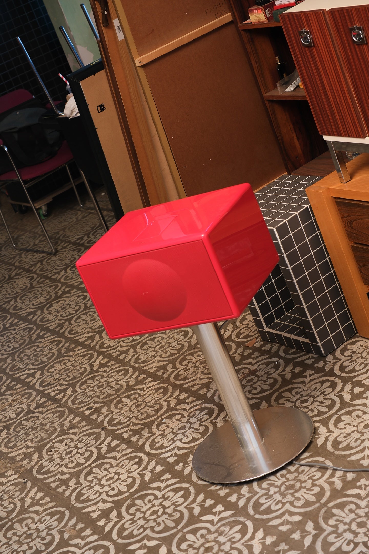 Retro Red Hi-Fi Speaker By Geneva Sound System