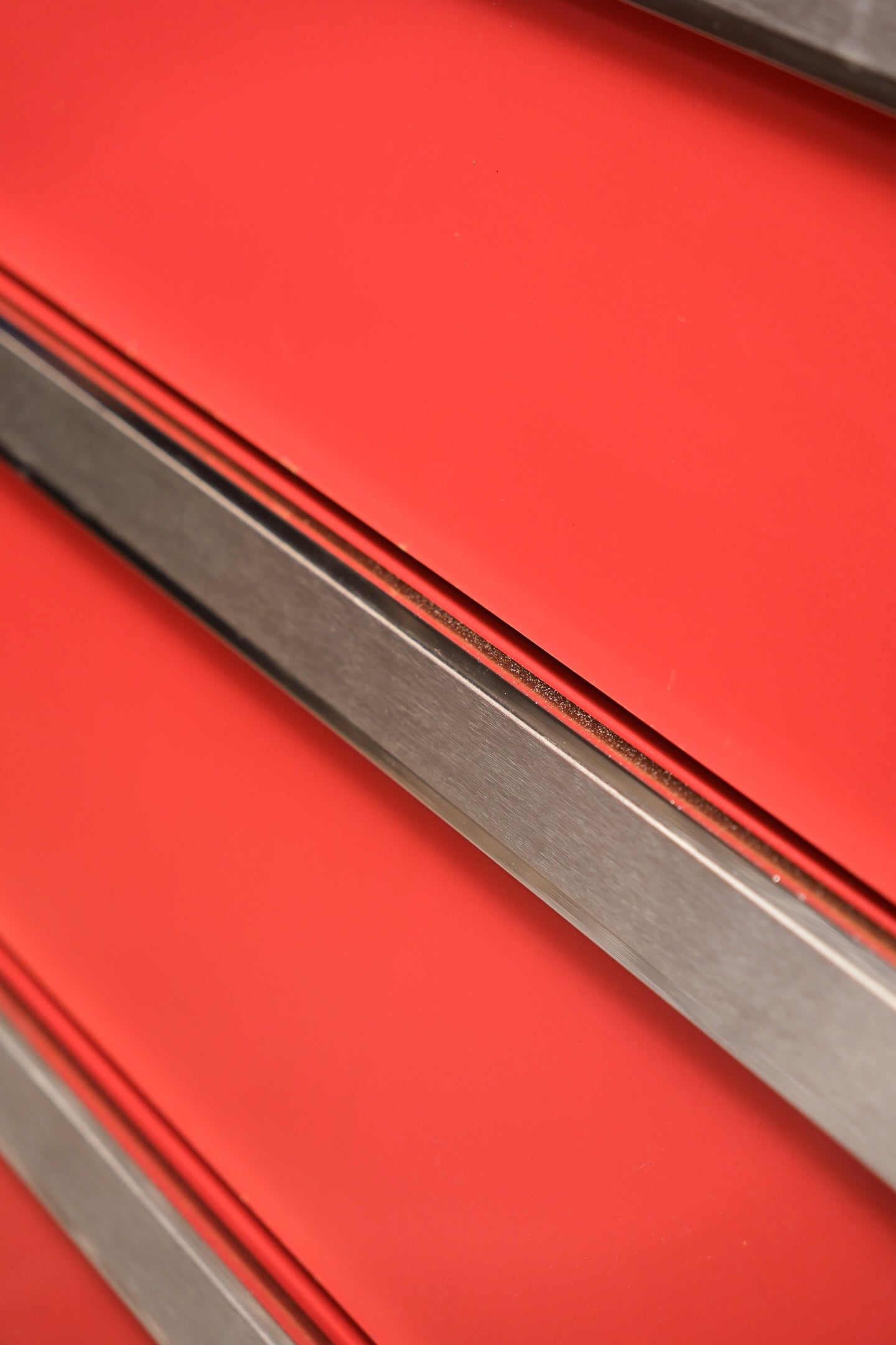 MCM Red Credenza By Viscol