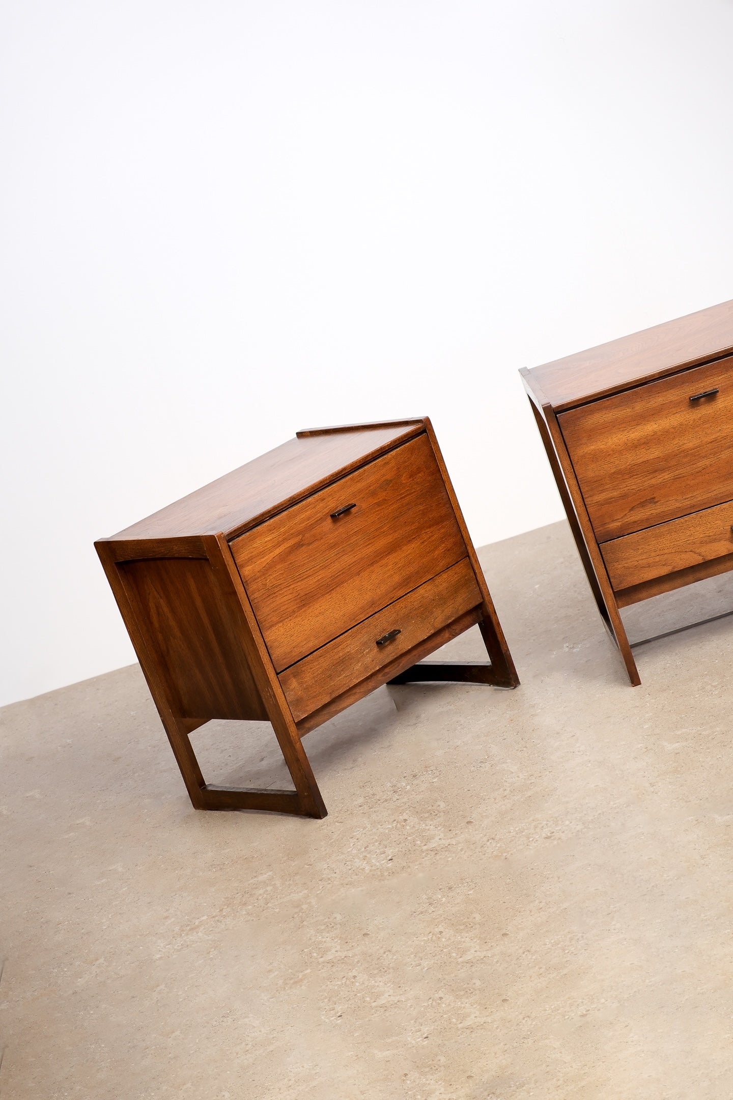 MCM Dark Walnut Nightstand Set
