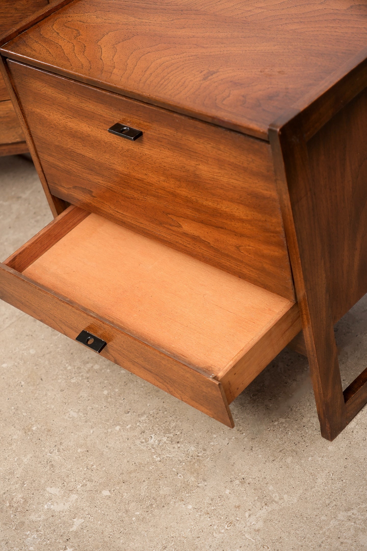 MCM Dark Walnut Nightstand Set