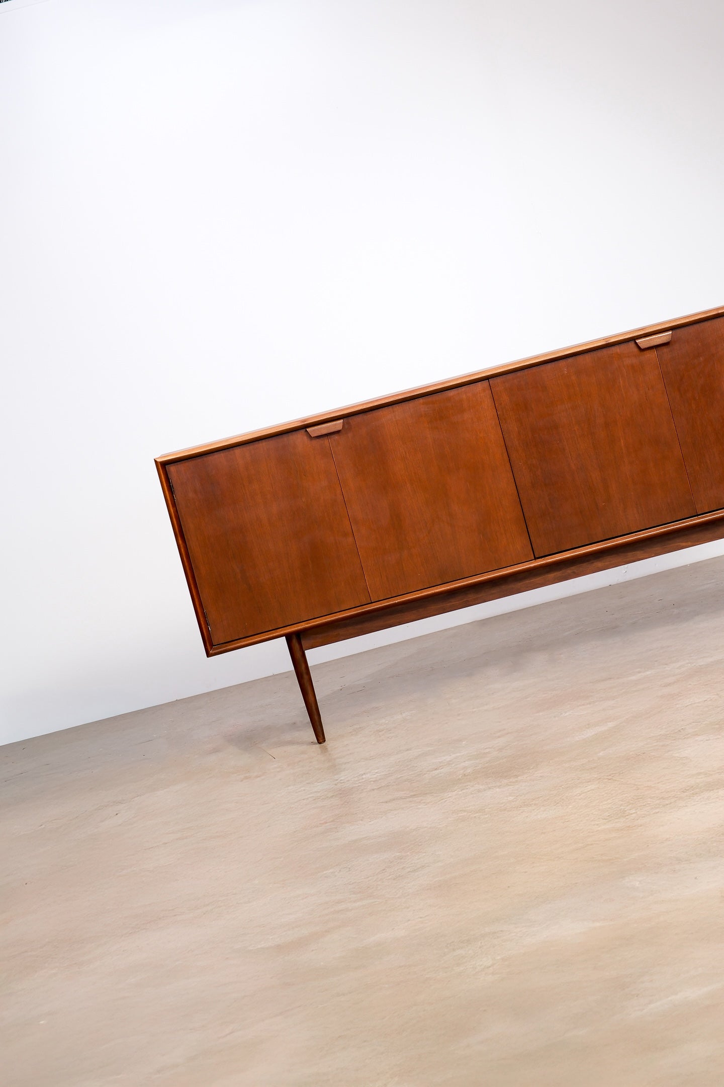 MCM Dark Walnut Credenza By Honderich