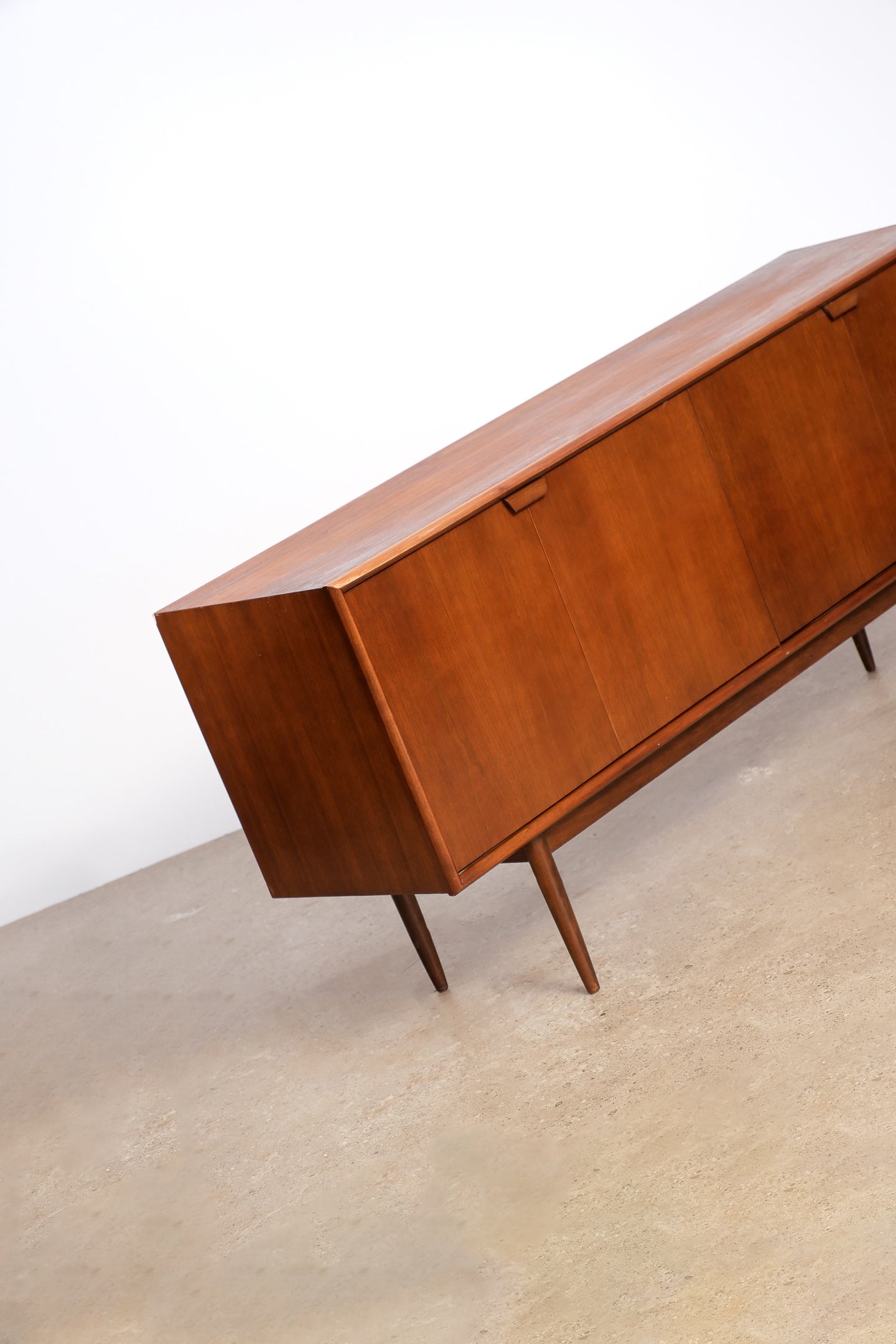 MCM Dark Walnut Credenza By Honderich