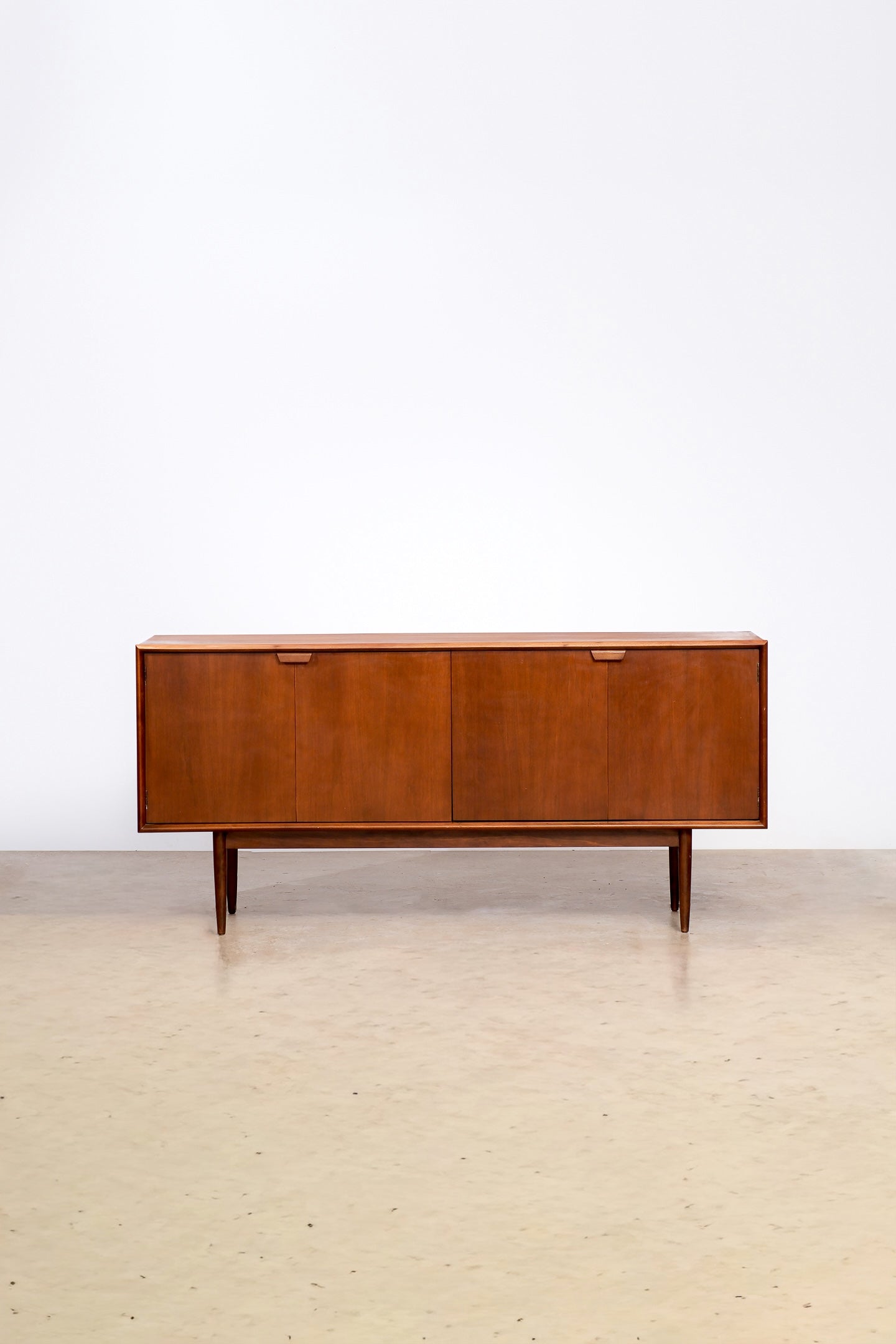 MCM Dark Walnut Credenza By Honderich