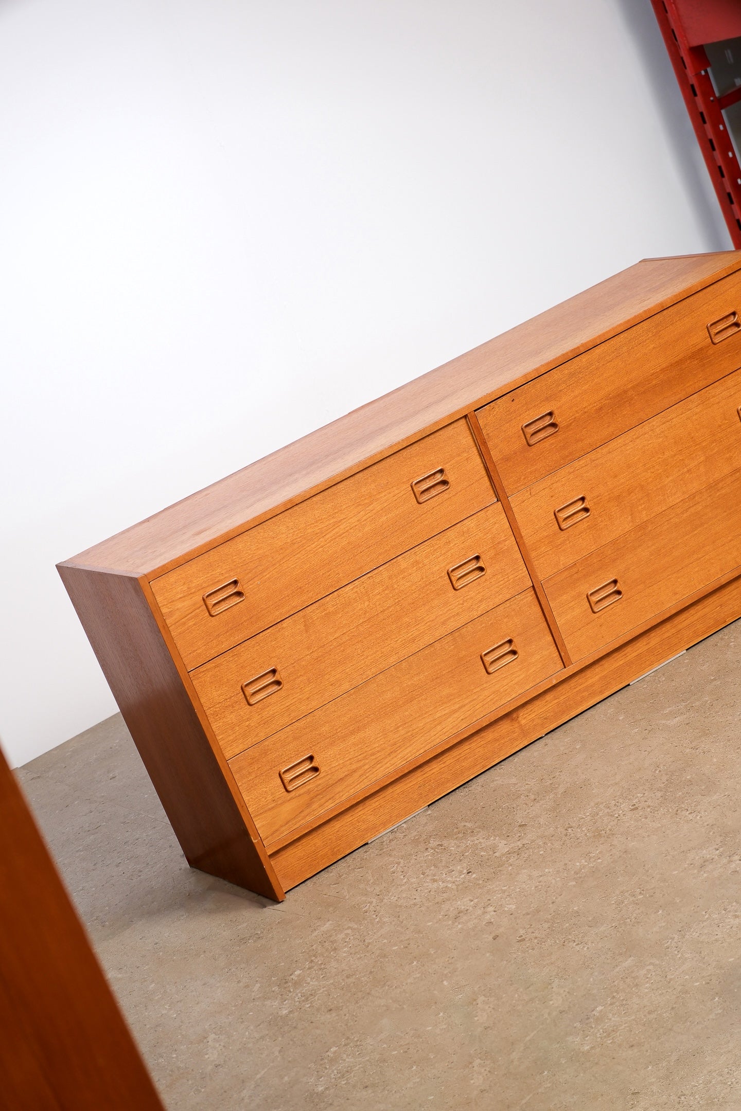 MCM Teak Dresser By Domino Møbler