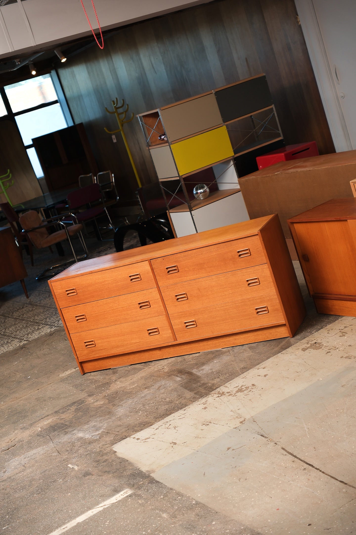 MCM Teak Dresser By Domino Møbler