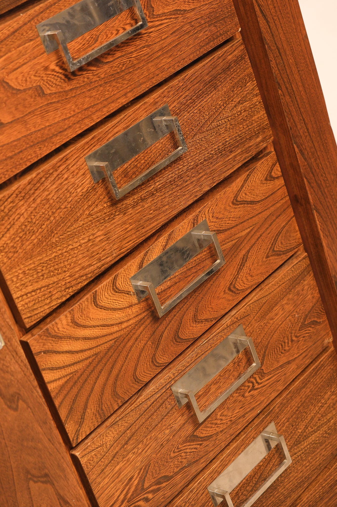 MCM Dark Walnut Tallboy Dresser By Princeville