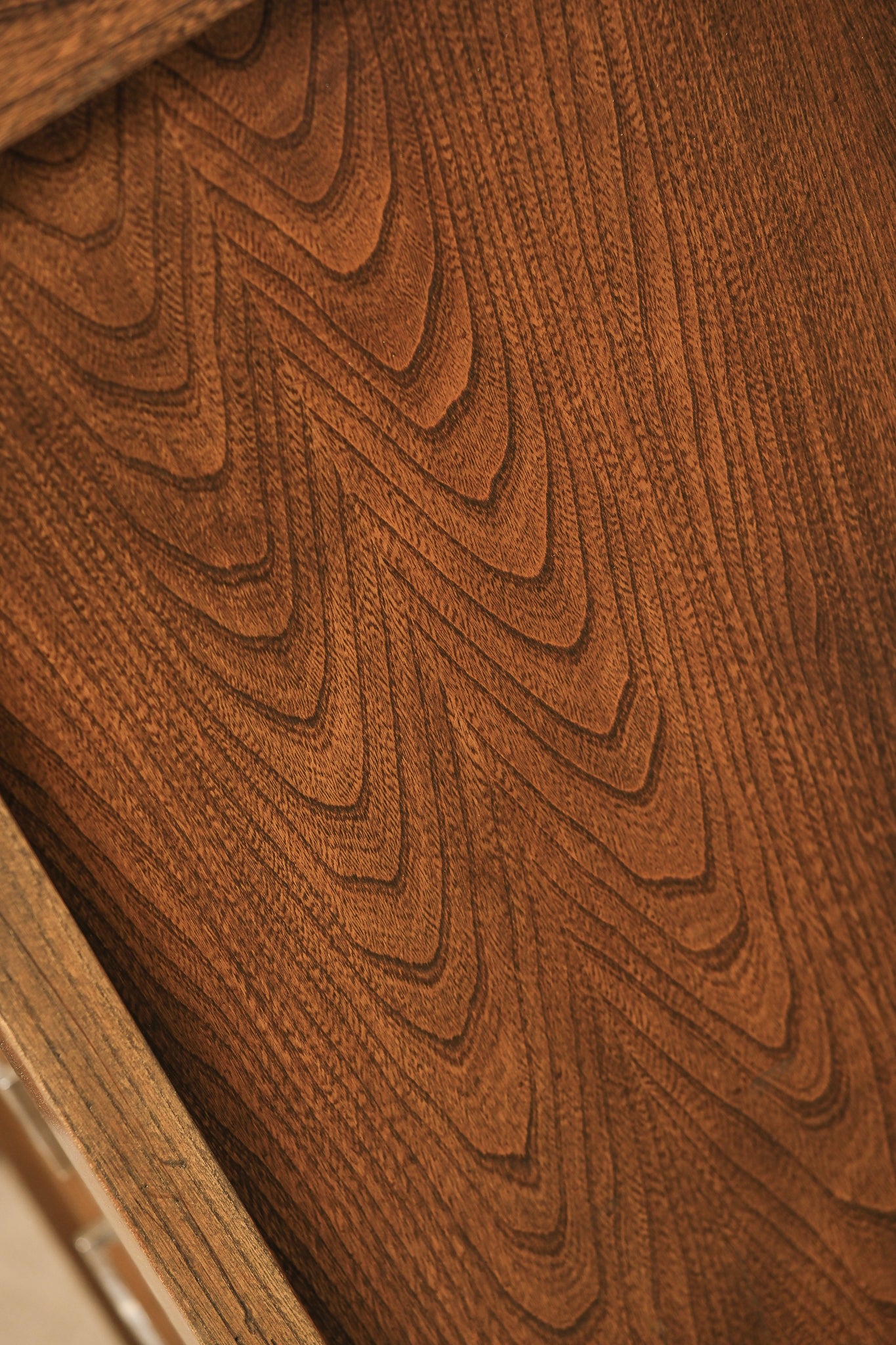 MCM Dark Walnut Tallboy Dresser By Princeville