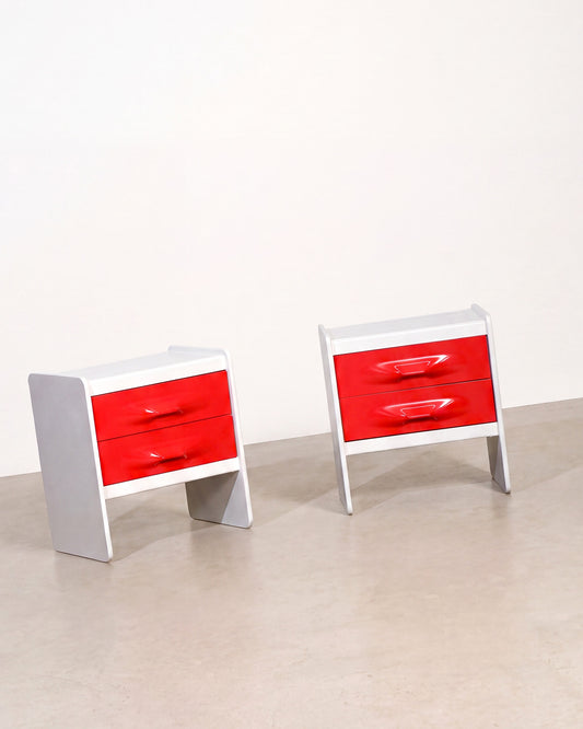 Space Age Nightstand Set by Giovanni Maur for Treco