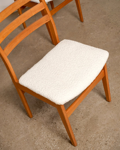 MCM Teak Chair Set (1962) – New Fabric