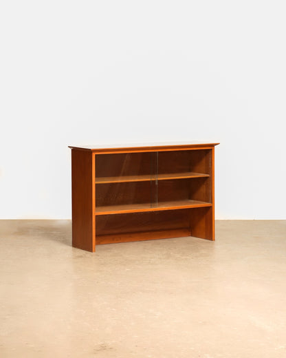 MCM Walnut Glass Cabinet by Hepworth