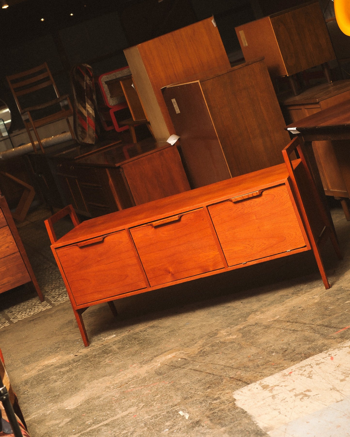 MCM Teak Danish Restored Sideboard