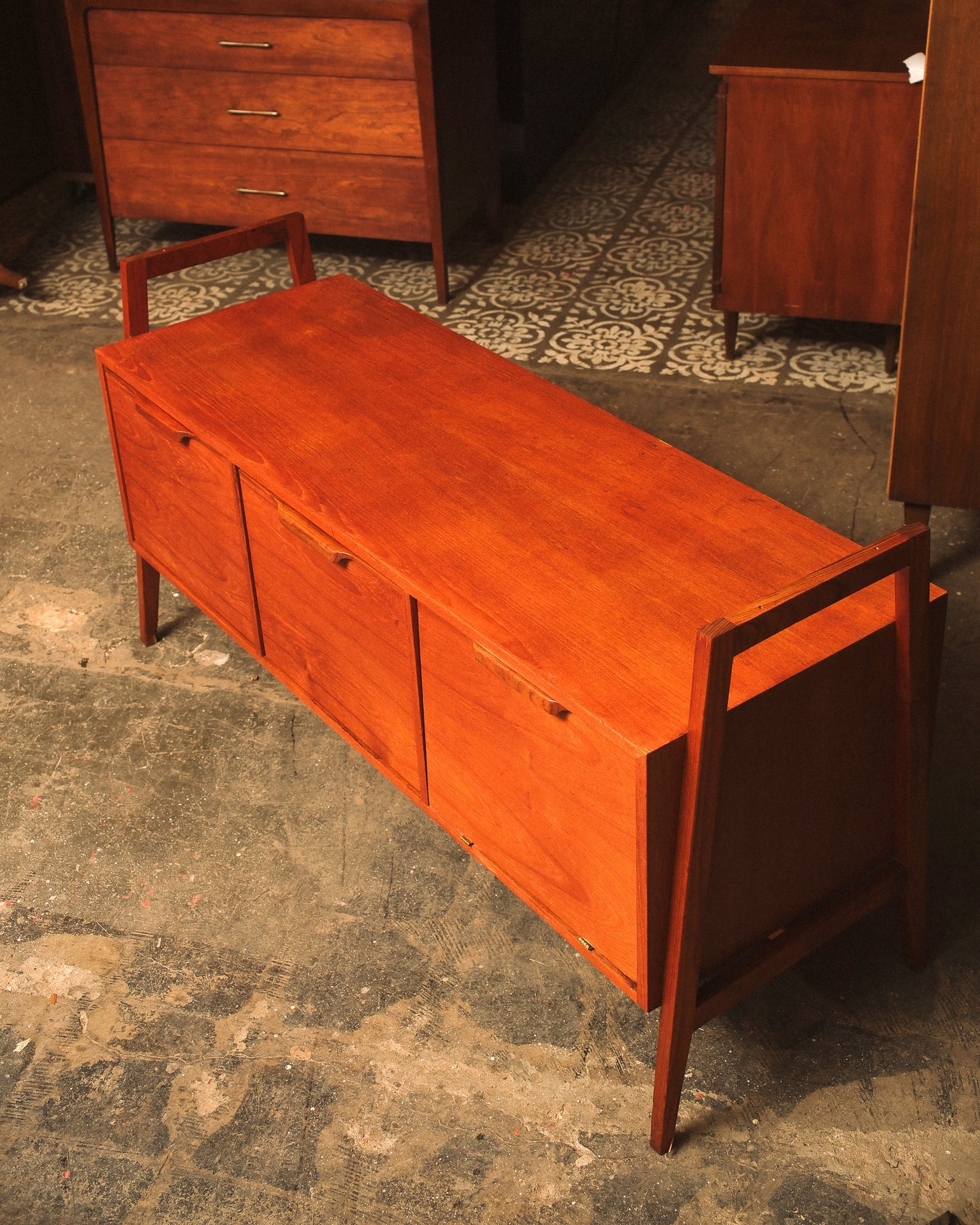MCM Teak Danish Restored Sideboard