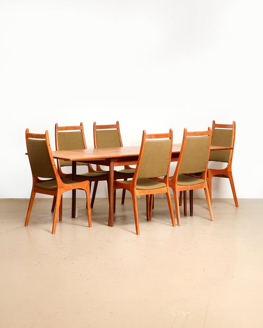 MCM Teak Restored Dining Set (1960s)