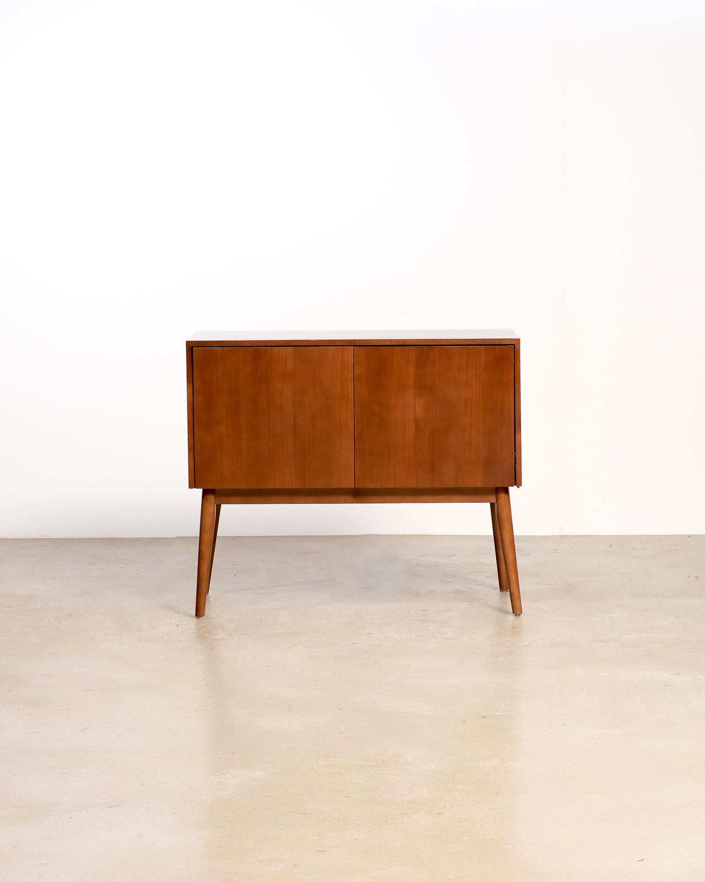 MCM Style Dark Walnut Cabinet