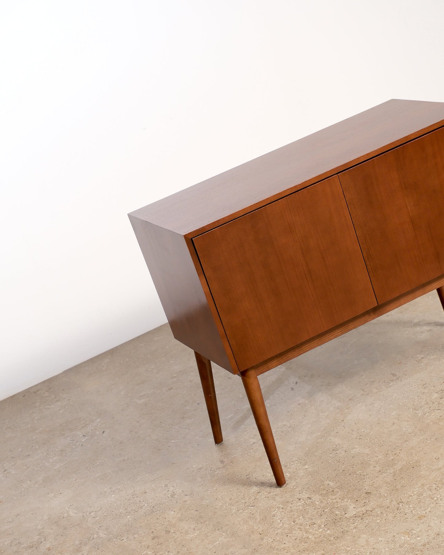 MCM Style Dark Walnut Cabinet