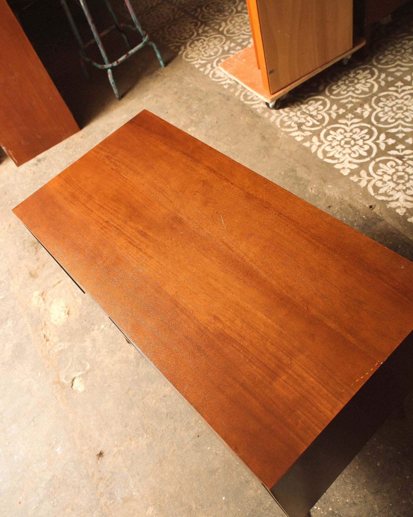 MCM Style Dark Walnut Cabinet