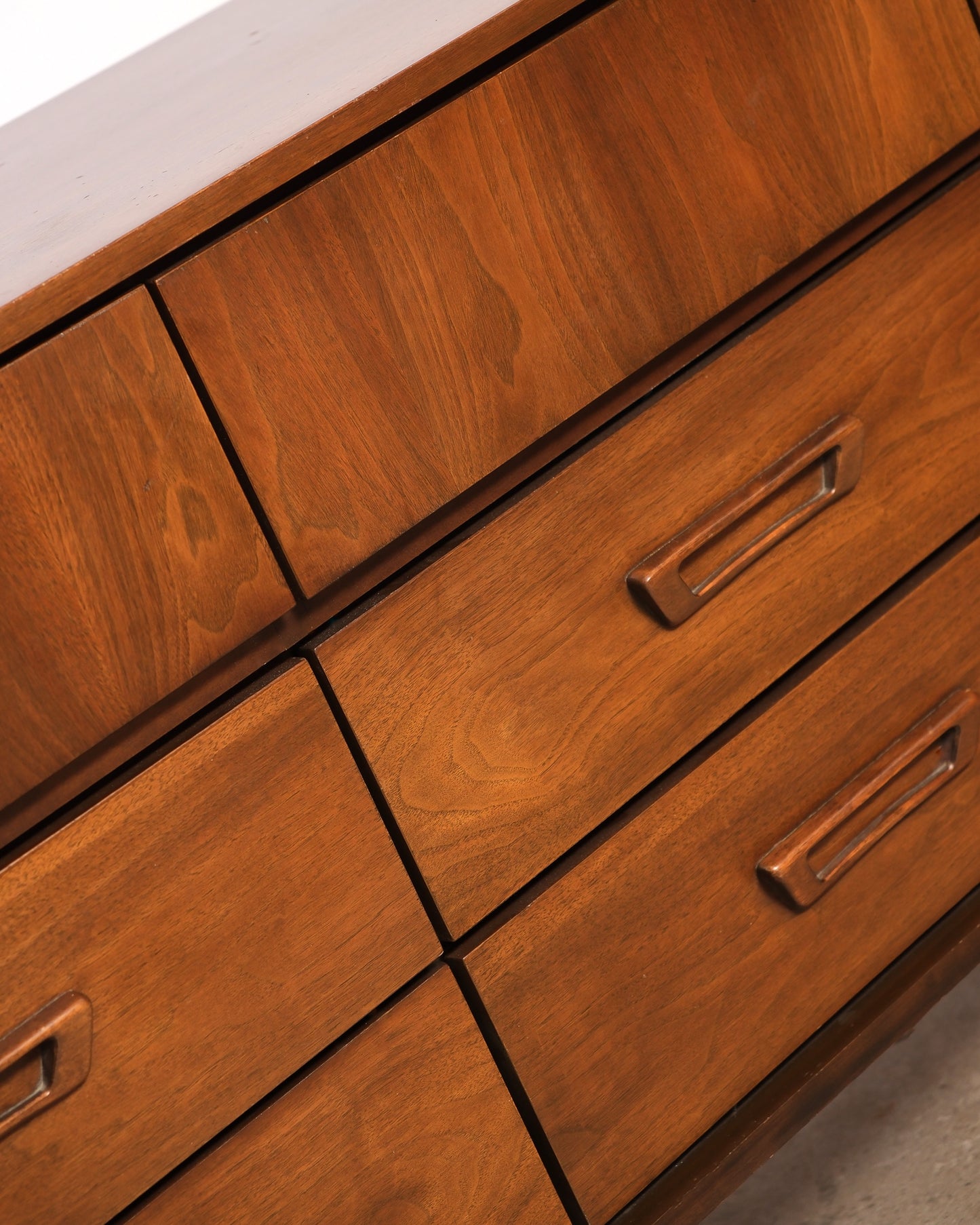 MCM Dark Walnut Dresser by Vic Art (1969)