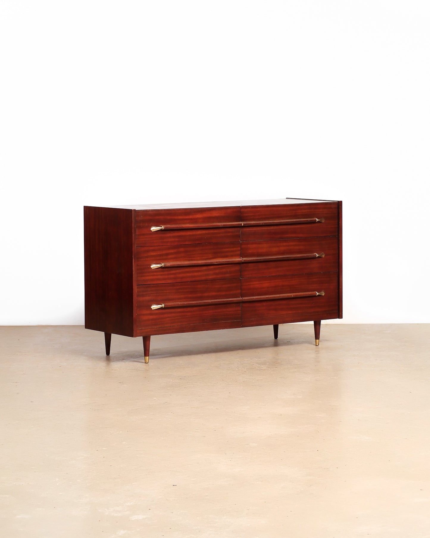 MCM Mahogany Dresser by Pepplers Furniture