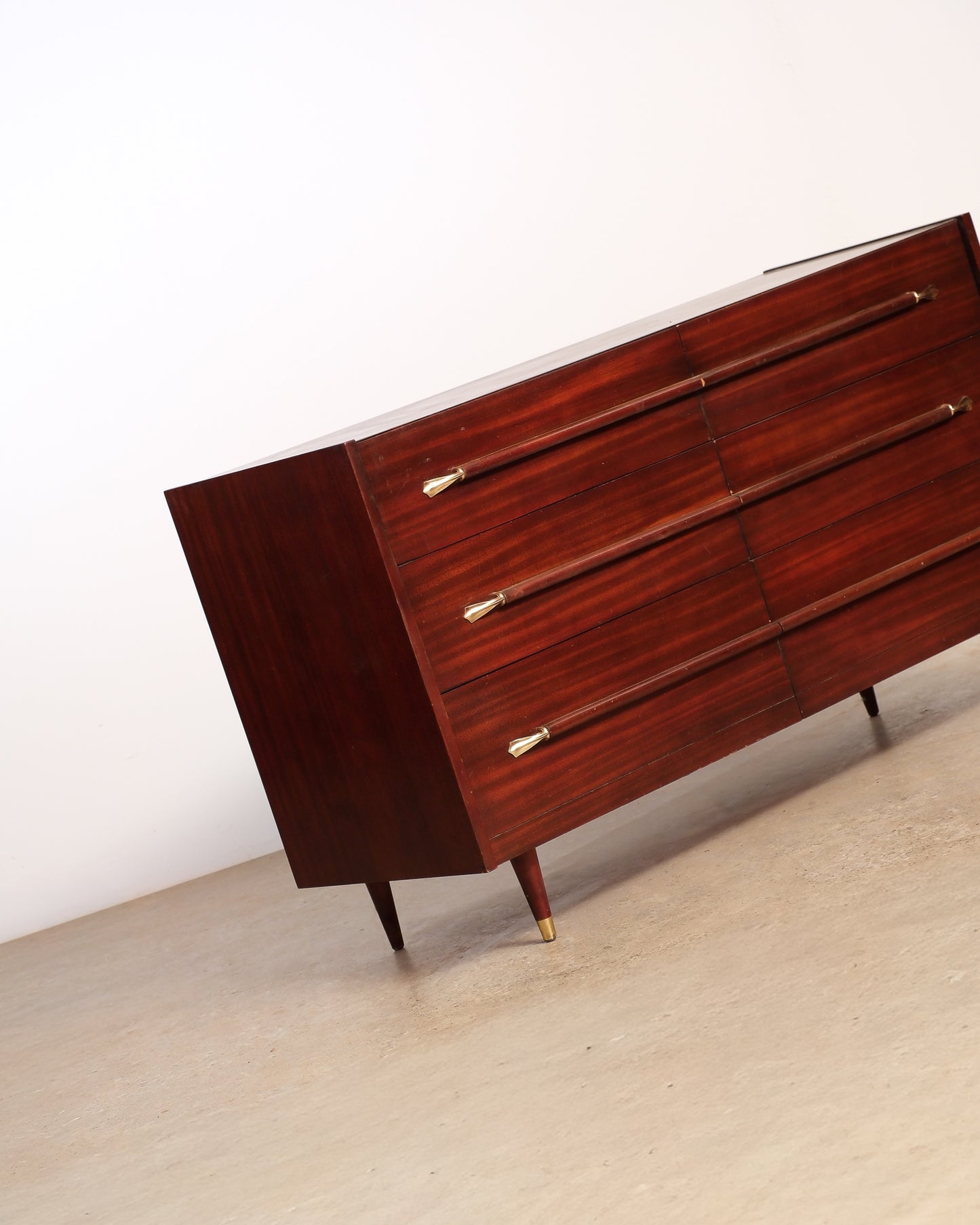 MCM Mahogany Dresser by Pepplers Furniture