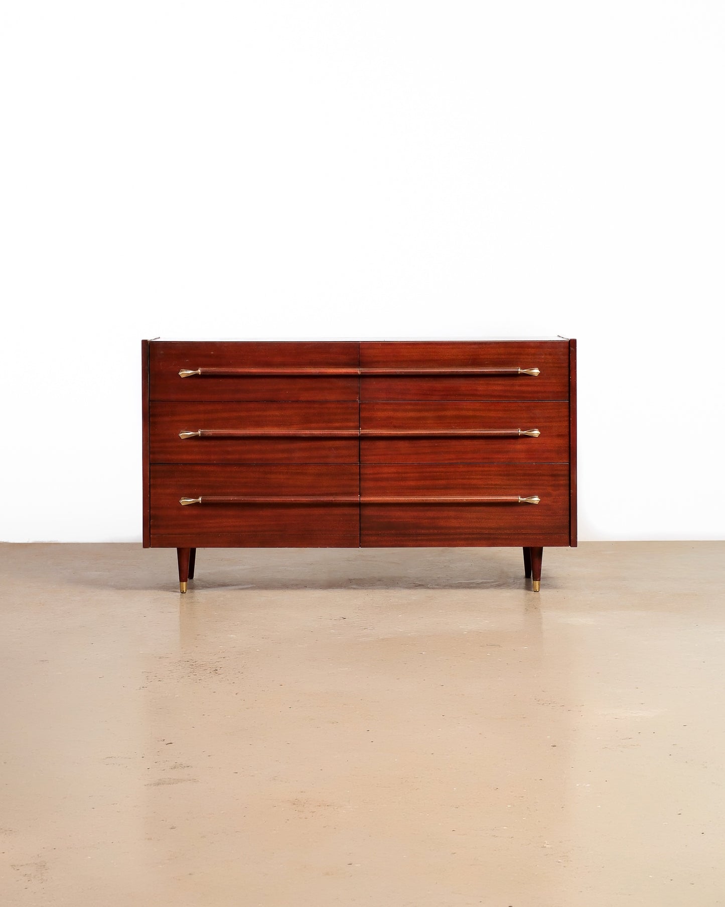 MCM Mahogany Dresser by Pepplers Furniture