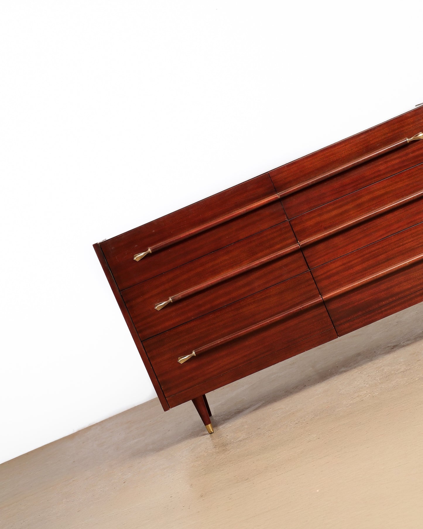 MCM Mahogany Dresser by Pepplers Furniture