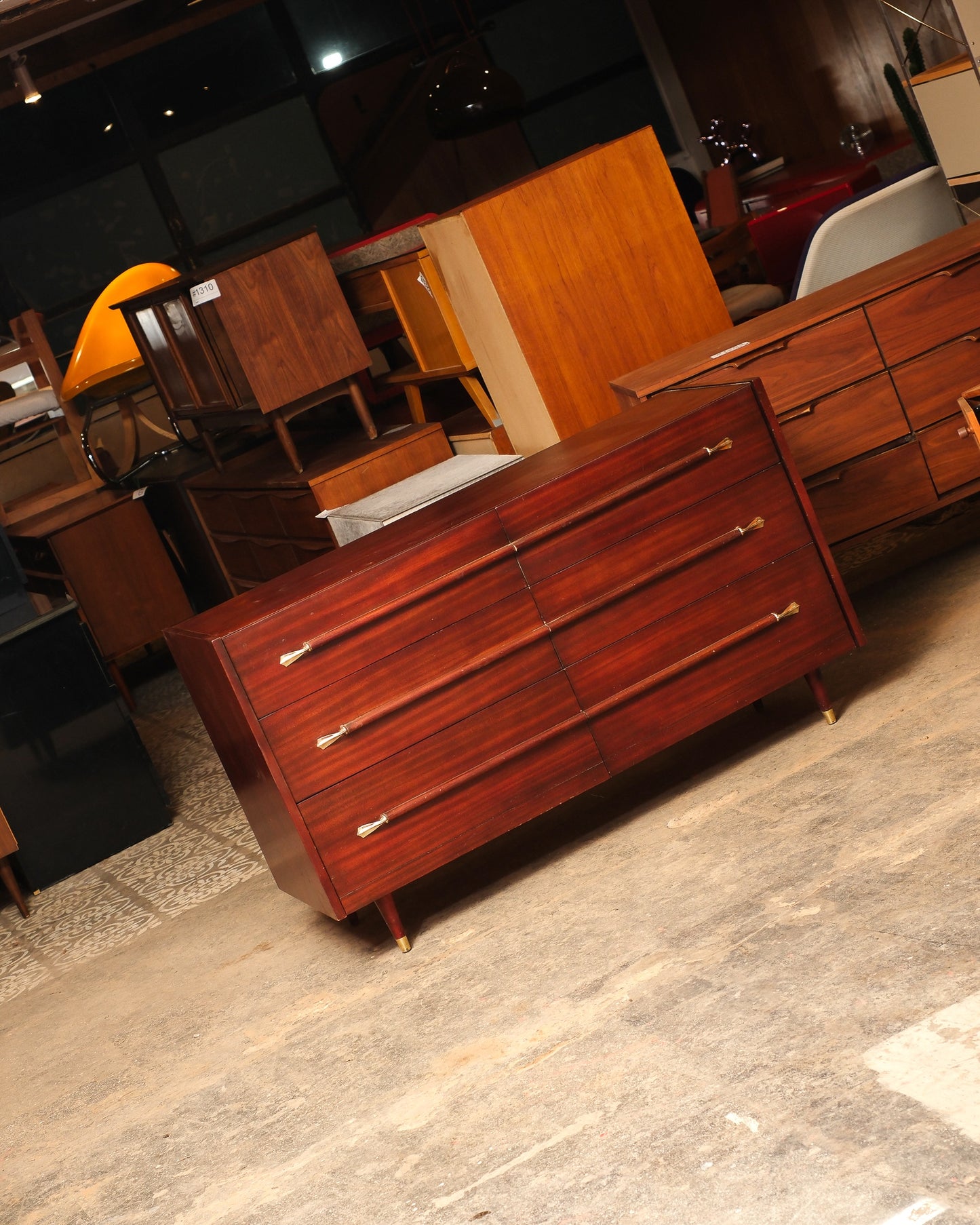 MCM Mahogany Dresser by Pepplers Furniture