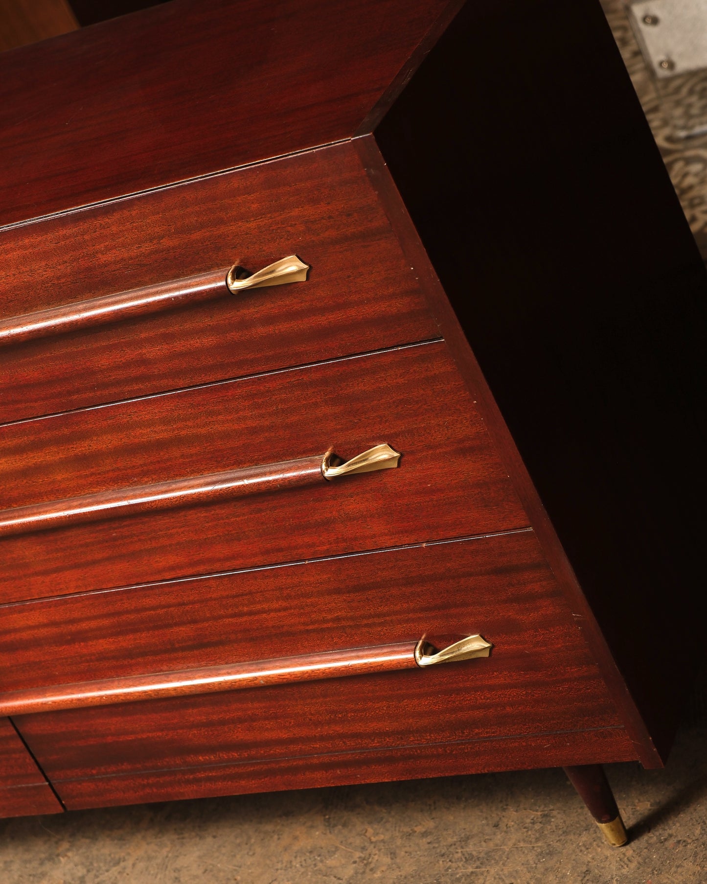 MCM Mahogany Dresser by Pepplers Furniture