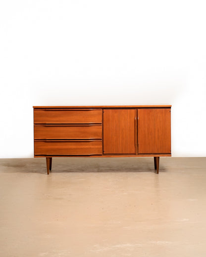 MCM Modernist Restored Walnut Sideboard