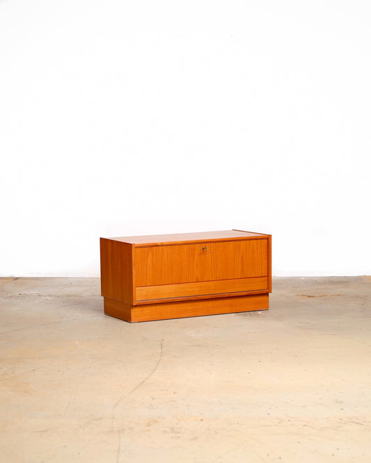 MCM Danish Teak Record Player Cabinet