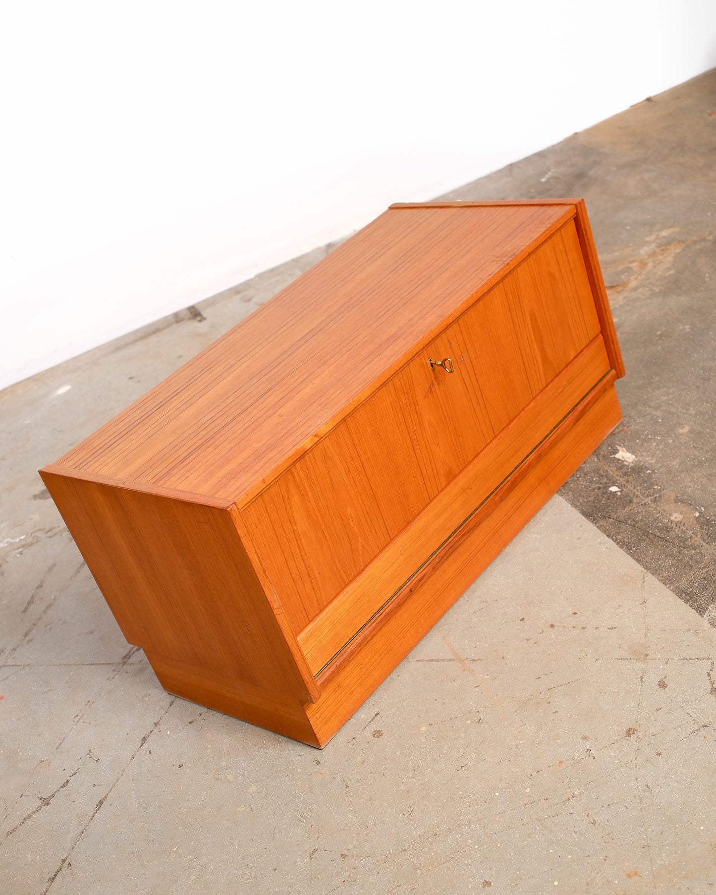 MCM Danish Teak Record Player Cabinet