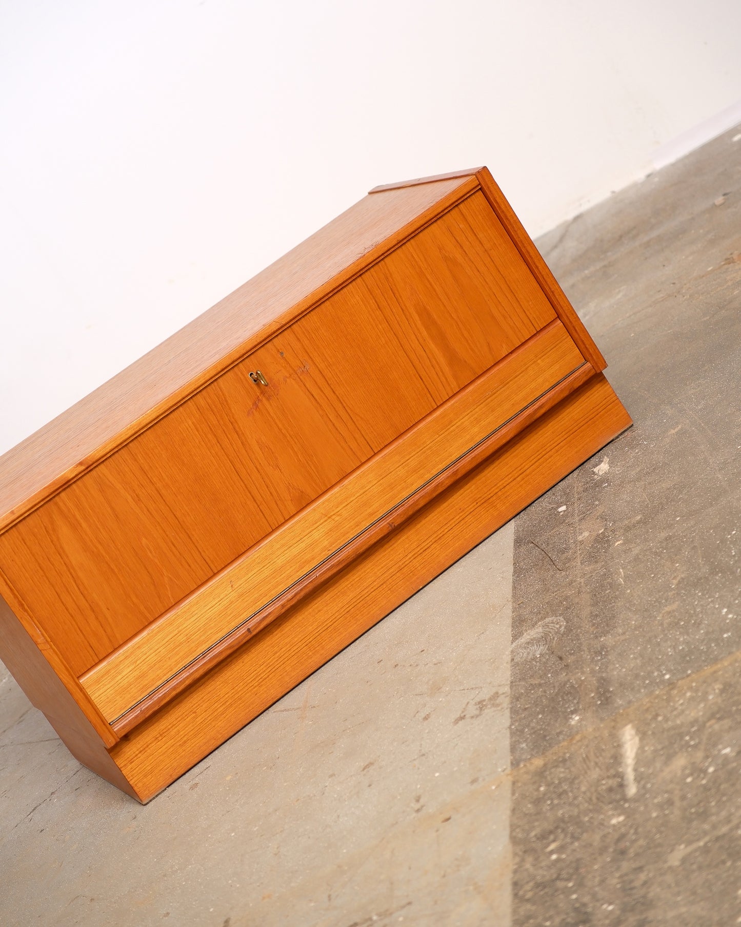 MCM Danish Teak Record Player Cabinet